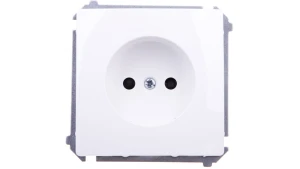 Simon Basic Gniazdo pojedyncze b/u 16A IP20 białe BMG1z.01/11