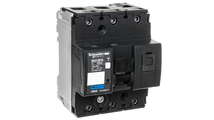 Wyłącznik nadprądowy 3P C 100A AC NG125N 18642