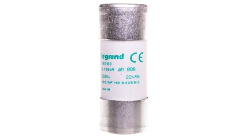 Wkładka bezpiecznikowa cylindryczna 22x58mm 80A aM HPC 015080