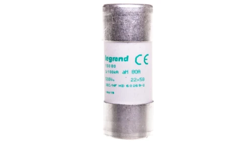 Wkładka bezpiecznikowa cylindryczna 22x58mm 80A aM HPC 015080