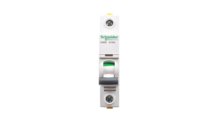 Wyłącznik nadprądowy 1P B 50A 6kA AC iC60N-B50 A9F03150