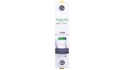 Wyłącznik nadprądowy 1P B 63A 6kA AC iC60N-B63 A9F03163