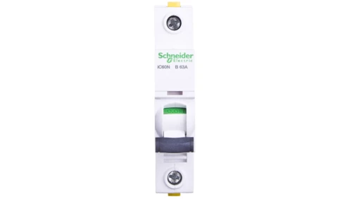 Wyłącznik nadprądowy 1P B 63A 6kA AC iC60N-B63 A9F03163