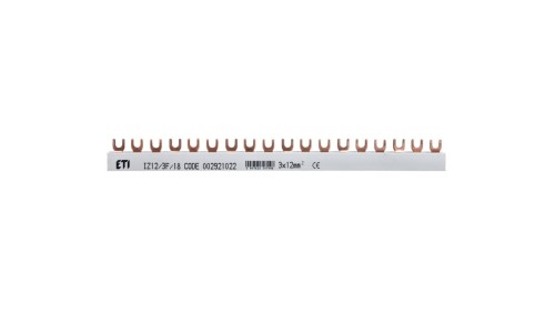 Szyna łączeniowa widełkowa 3P 80A 12mm2 (18 mod.) IZ12/3F/18 002921022