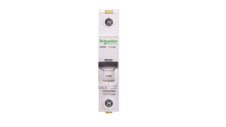 Wyłącznik nadprądowy 1P C 0,5A 6kA AC iC60N-C0,5 A9F04170