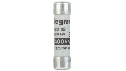 Wkładka bezpiecznikowa cylindryczna 8,5x31,5mm 2A gG 400V 012302