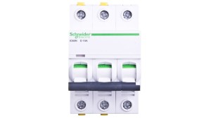 Wyłącznik nadprądowy 3P D 10A 6kA AC iC60N-D10-3 A9F05310