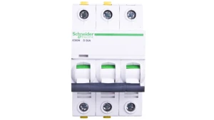 Wyłącznik nadprądowy 3P D 50A 6kA AC iC60N-D50-3 A9F05350