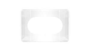 Osłona ściany podwójna bezbarwna OSX-220-BZB YNS10000036