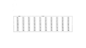 Oznaczniki WMB 1x 201-300 793-5610 /5szt./