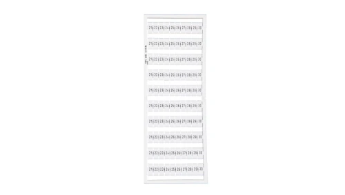 Ramka z oznacznikami 10x 21-30 209-504 /5szt./