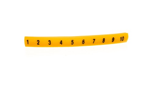 Oznacznik do złączek EZ-6/1-10 żółty R34RR-02050102500 /100szt./
