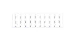 Oznaczniki WMB 10x 11-20 793-603 /5szt./