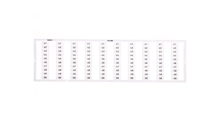 Oznaczniki WMB 10x 41-50 793-606 /5szt./