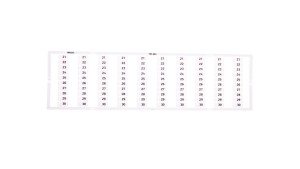 Oznaczniki WMB 10x 21-30 793-604 /5szt./