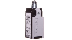 Wyłącznik krańcowy trzpień wciskany z rolką, rolka metalowa, obudowa metalowa, 2Z zestyki wolnoprzełączające KMB2L20