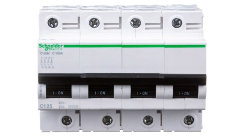 Wyłącznik nadprądowy 4P C 125A 10kA AC C120N A9N18376