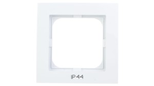 AS Ramka pojedyncza do łączników IP44 biała RH-1G/00
