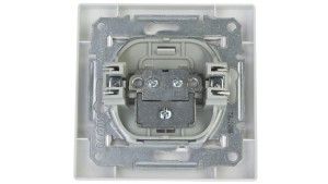 ASFORA Gniazdo antenowe SAT przelotowe 4dB białe EPH3700221