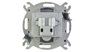 IMPRESJA Gniazdo antenowe RTV końcowe 2,5-3dB srebrne GPA-YK/m/18