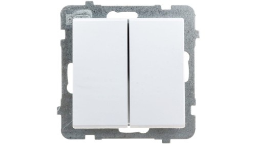 SONATA Łącznik schodowy podwójny biały ŁP-10R/m/00