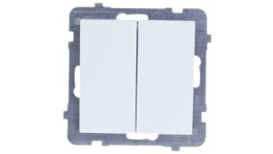 AS Łącznik świecznikowy biały ŁP-2G/m/00