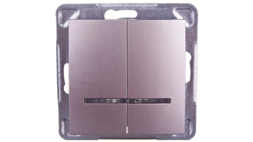 IMPRESJA Łącznik świecznikowy z podświetleniem tytan ŁP-2YS/m/23