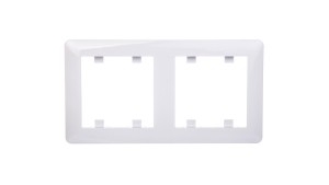 LUMINA2 Ramka podwójna pionowa biała WL5120