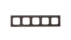 SONATA Ramka pięciokrotna czarny metalik R-5R/33