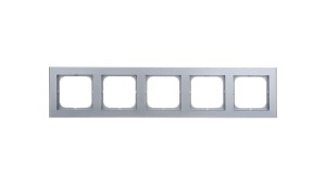 SONATA Ramka pięciokrotna srebro mat R-5R/38