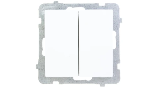 AS Łącznik schodowy podwójny biały ŁP-10G/m/00