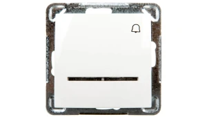 IMPRESJA Przycisk /dzwonek/ z podświetleniem ecru ŁP-6YS/m/27