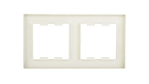 ASFORA Ramka podwójna pionowa kremowa EPH5810223