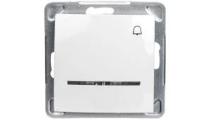 IMPRESJA Przycisk /dzwonek/ z podświetleniem biały ŁP-6YS/m/00