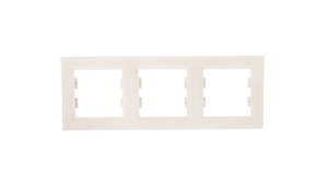 ASFORA Ramka potrójna pozioma kremowa EPH5800323