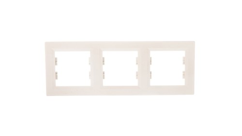 ASFORA Ramka potrójna pozioma kremowa EPH5800323