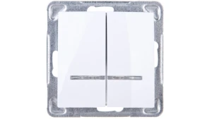 IMPRESJA Łącznik świecznikowy z podświetleniem biały ŁP-2YS/m/00