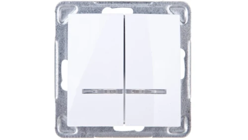 IMPRESJA Łącznik świecznikowy z podświetleniem biały ŁP-2YS/m/00