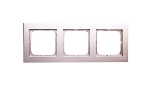 SONATA Ramka potrójna szampański złoty R-3R/39