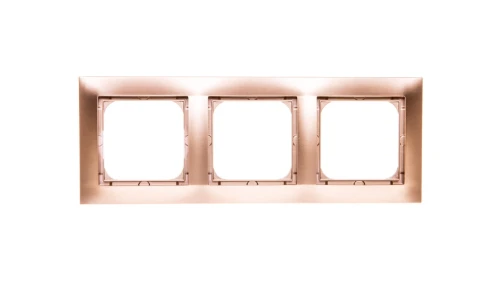 IMPRESJA Ramka potrójna złoty metalik R-3Y/28