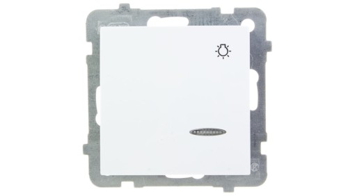 AS Przycisk /światło/ z podświetleniem biały ŁP-5GS/m/00