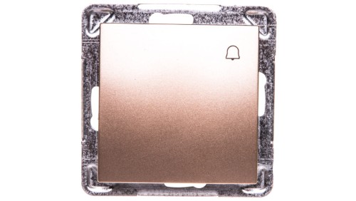 IMPRESJA Przycisk /dzwonek/ złoty metalik ŁP-6Y/m/28