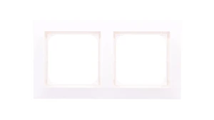 IMPRESJA Ramka podwójna ecru R-2Y/27