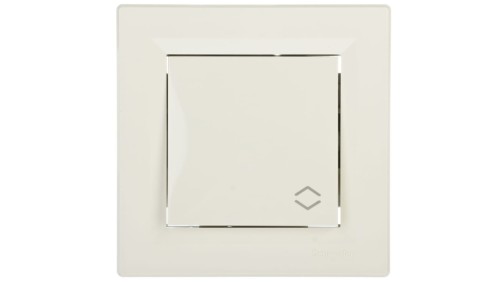 Łącznik Asfora schodowy zaciski śrubowe kremowy z ramką EPH0400323