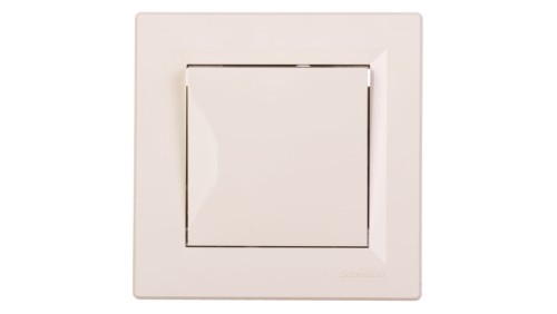 Łącznik Asfora pojedynczy kremowy z ramką EPH0100123