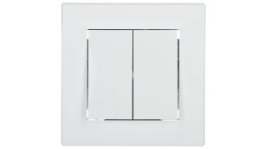 Łącznik Asfora świecznikowy biały z ramką EPH0300121