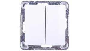 IMPRESJA Łącznik schodowy podwójny biały ŁP-10Y/m/00