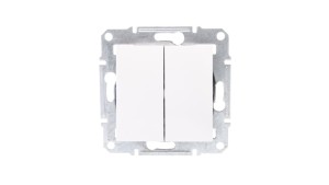 ASFORA Łącznik świecznikowy bez ramki biały EPH0301421