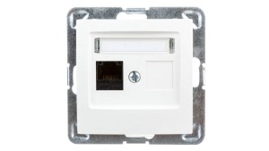 IMPRESJA Gniazdo komputerowe pojedyncze RJ45 kat.5e MMC ecru GPK-1Y/K/m/27