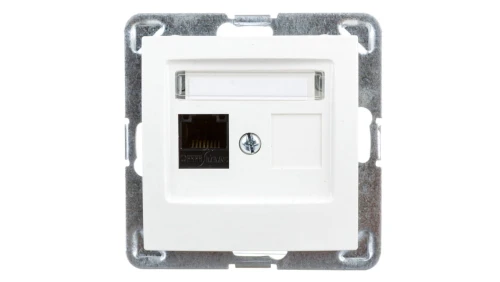 IMPRESJA Gniazdo komputerowe pojedyncze RJ45 kat.5e MMC ecru GPK-1Y/K/m/27